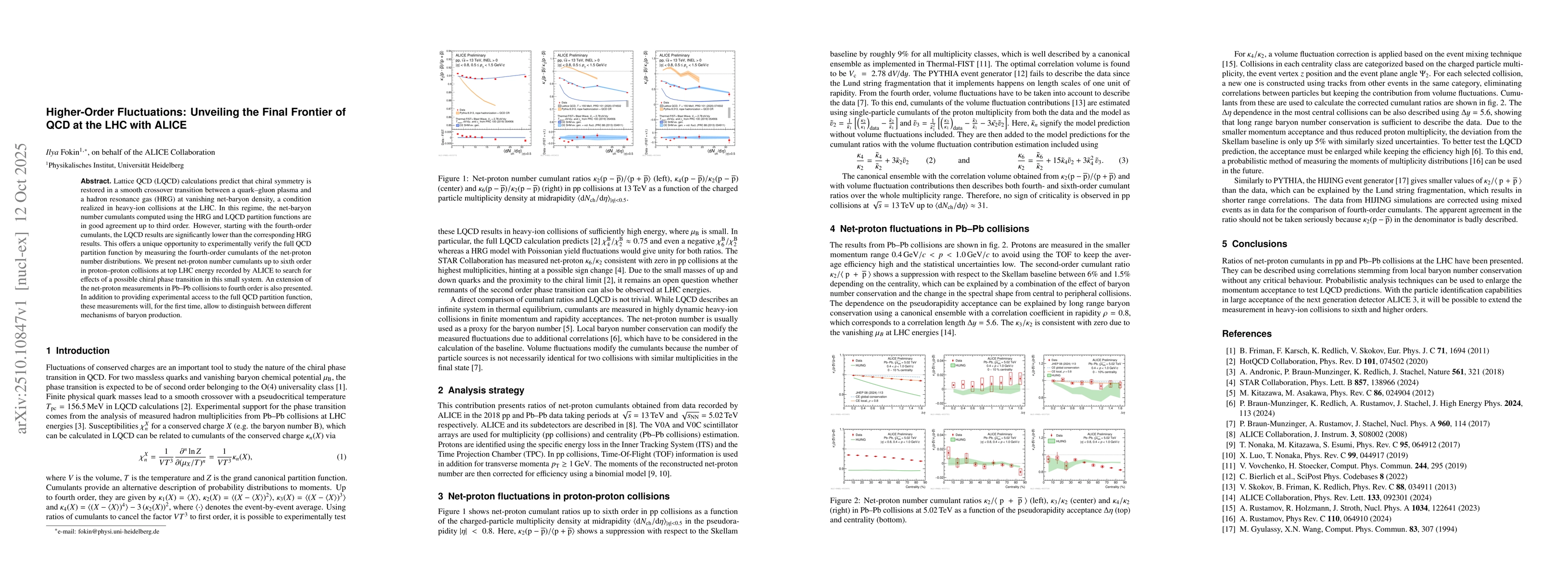 Thumbnail for Higher-Order Fluctuations: Unveiling the Final Frontier of QCD at the
  LHC with ALICE