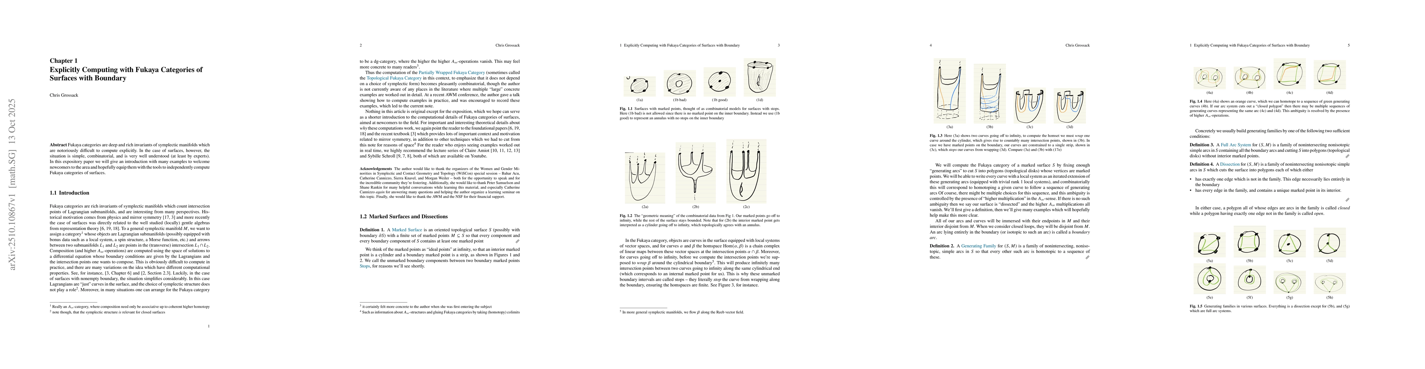 Thumbnail for Explicitly Computing with Fukaya Categories of Surfaces with Boundary