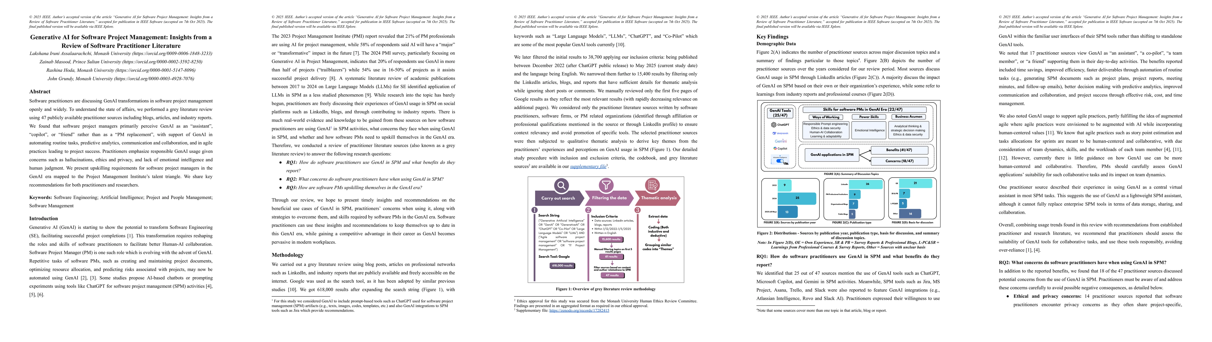 Thumbnail for Generative AI for Software Project Management: Insights from a Review of
  Software Practitioner Literature