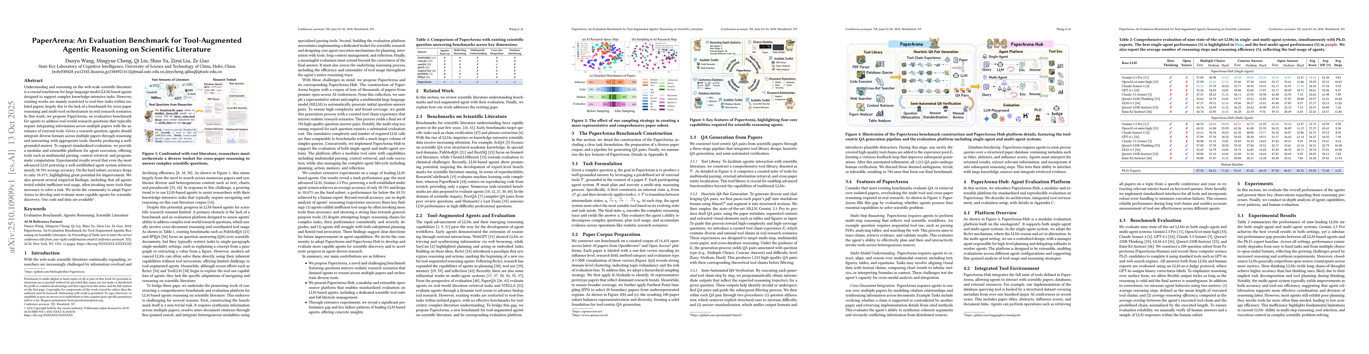 Thumbnail for PaperArena: An Evaluation Benchmark for Tool-Augmented Agentic Reasoning
  on Scientific Literature