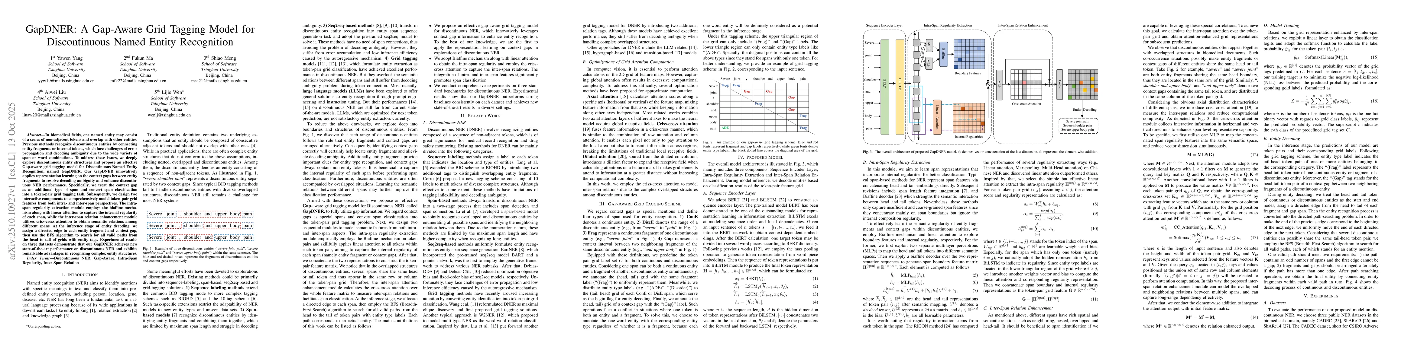 Thumbnail for GapDNER: A Gap-Aware Grid Tagging Model for Discontinuous Named Entity
  Recognition