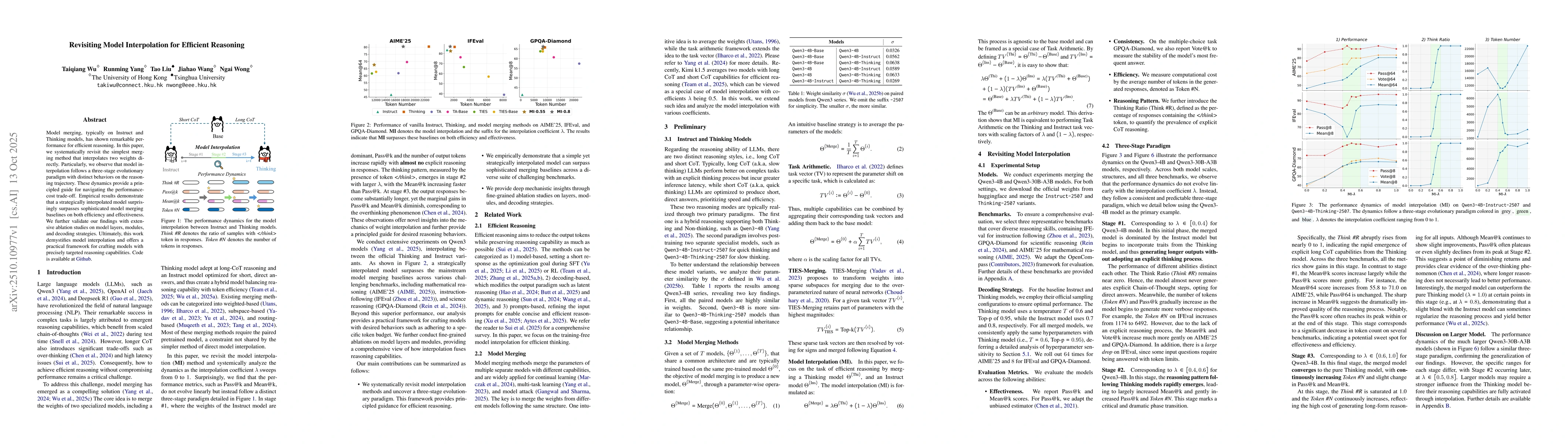 Thumbnail for Revisiting Model Interpolation for Efficient Reasoning