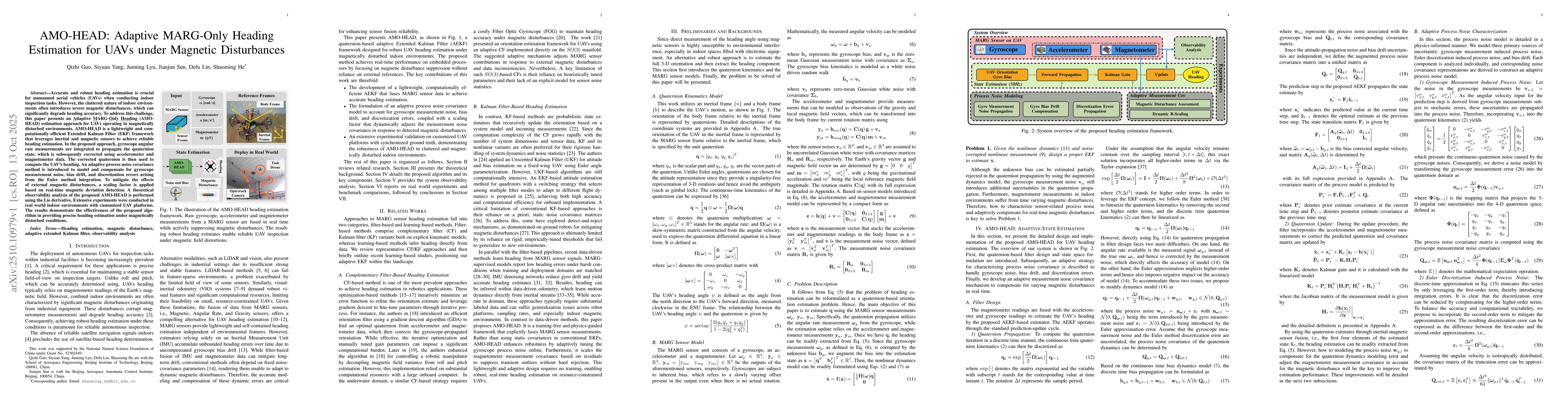 Thumbnail for AMO-HEAD: Adaptive MARG-Only Heading Estimation for UAVs under Magnetic
  Disturbances