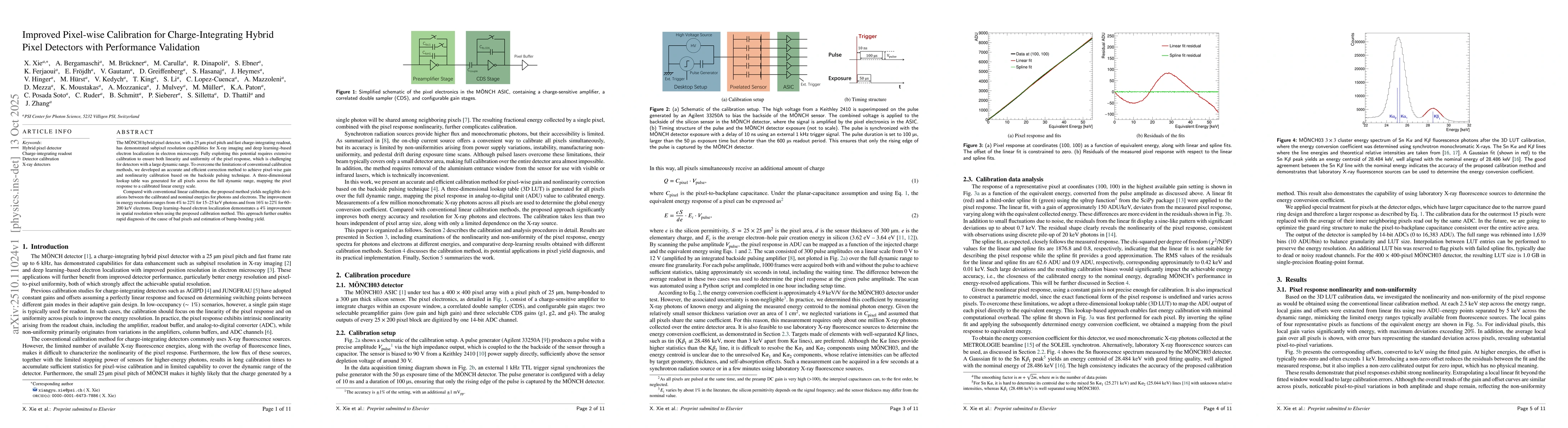Thumbnail for Improved Pixel-wise Calibration for Charge-Integrating Hybrid Pixel
  Detectors with Performance Validation