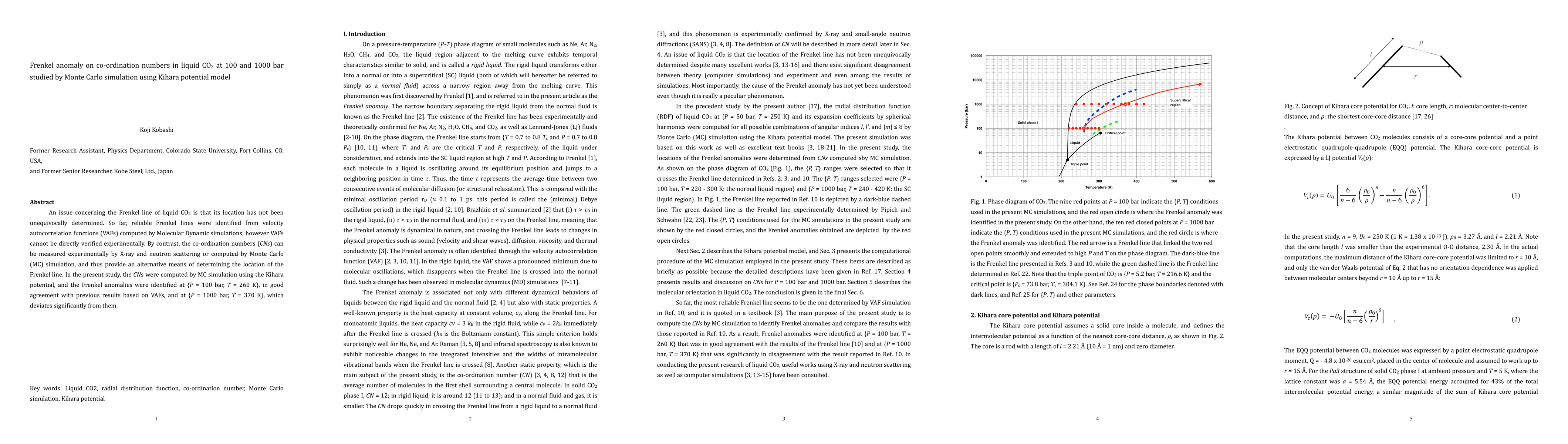 Thumbnail for Frenkel anomaly on co-ordination numbers in liquid CO2 at 100 and 1000
  bar studied by Monte Carlo simulation using Kihara potential model