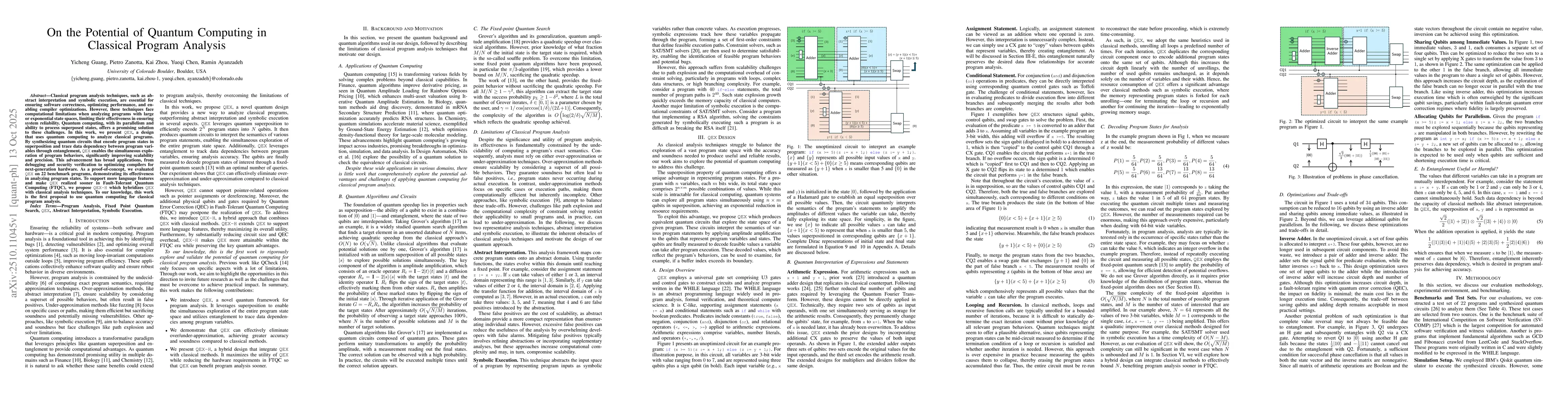 Thumbnail for On the Potential of Quantum Computing in Classical Program Analysis