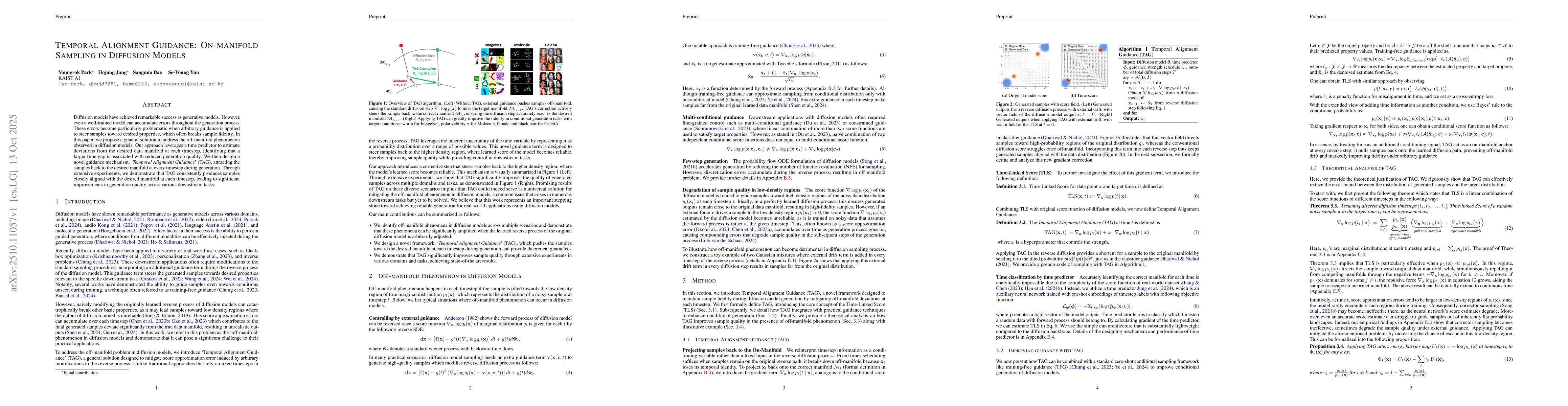 Thumbnail for Temporal Alignment Guidance: On-Manifold Sampling in Diffusion Models