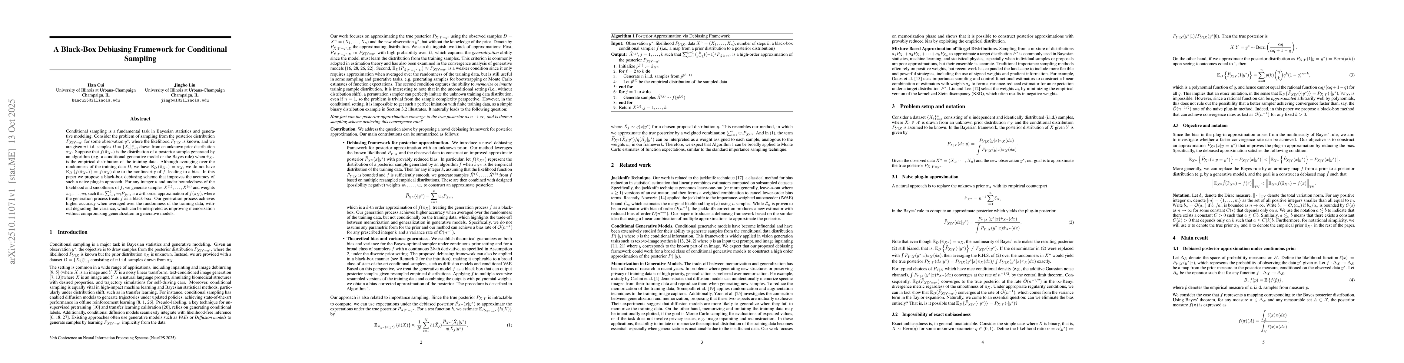 Thumbnail for A Black-Box Debiasing Framework for Conditional Sampling