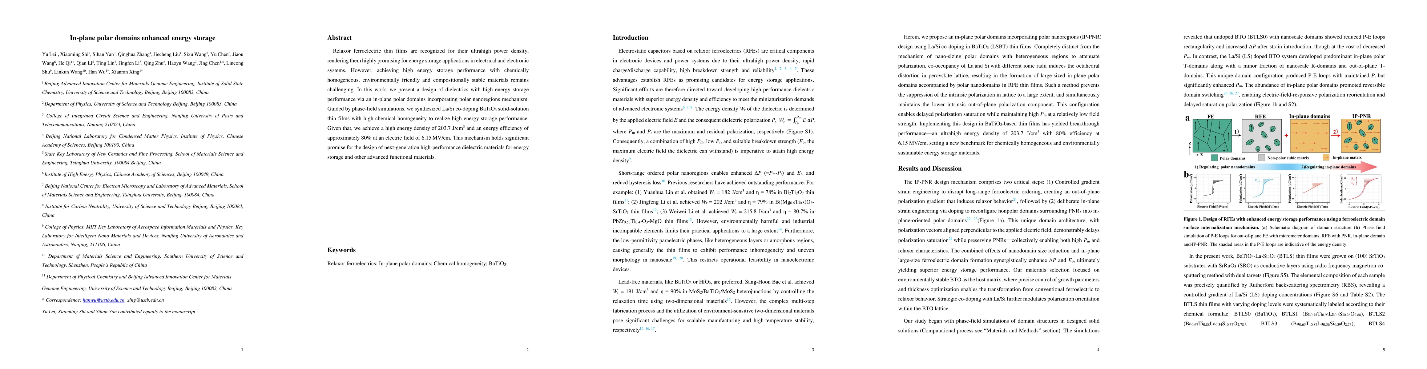 Thumbnail for In-plane polar domains enhanced energy storage