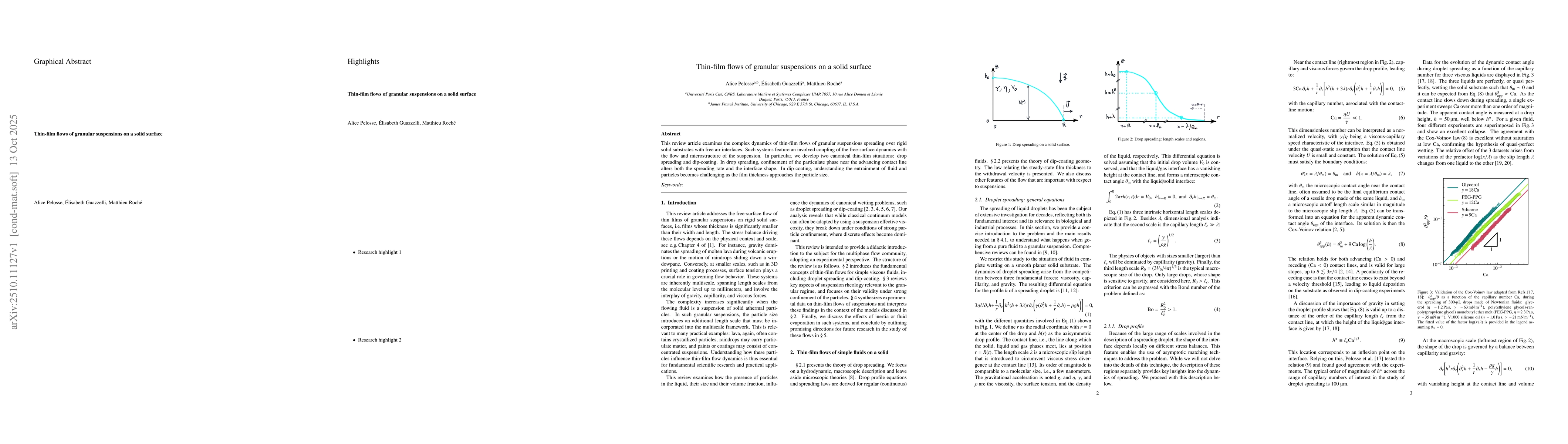 Thumbnail for Thin-film flows of granular suspensions on a solid surface