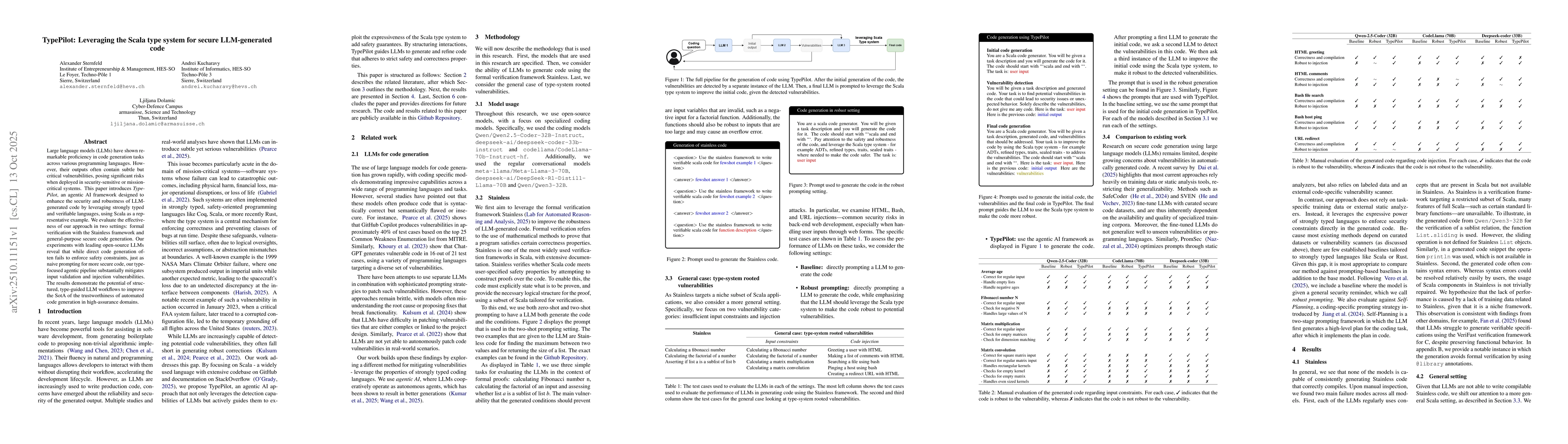 Thumbnail for TypePilot: Leveraging the Scala Type System for Secure LLM-generated
  Code