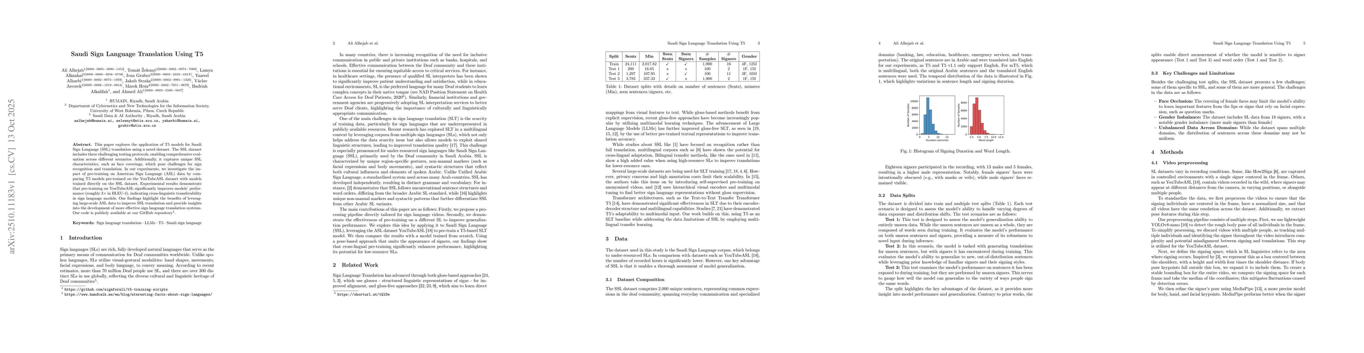 Thumbnail for Saudi Sign Language Translation Using T5