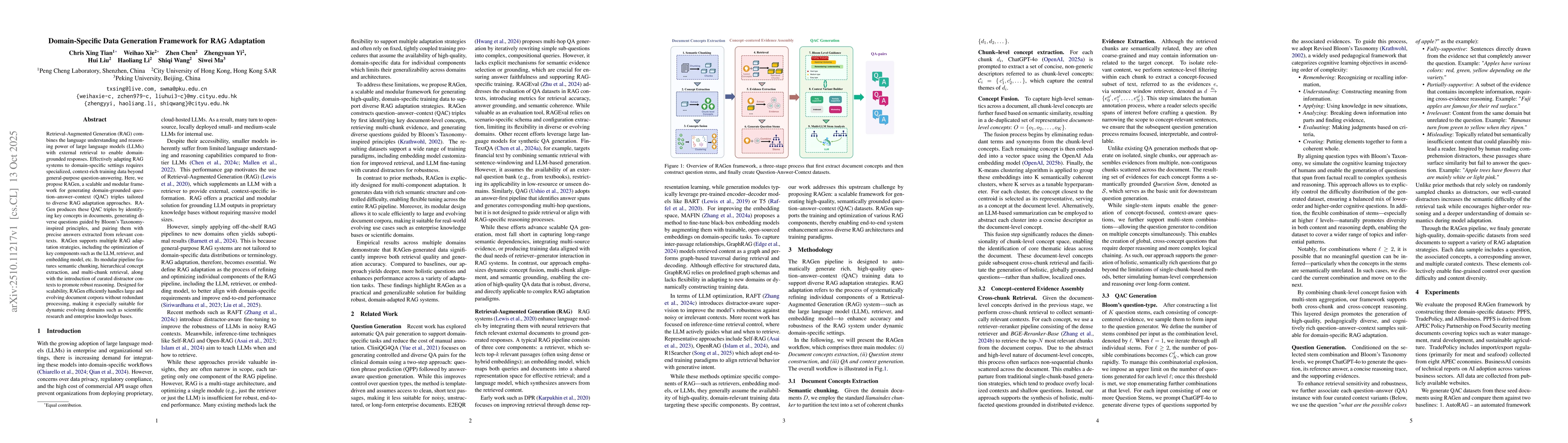 Thumbnail for Domain-Specific Data Generation Framework for RAG Adaptation