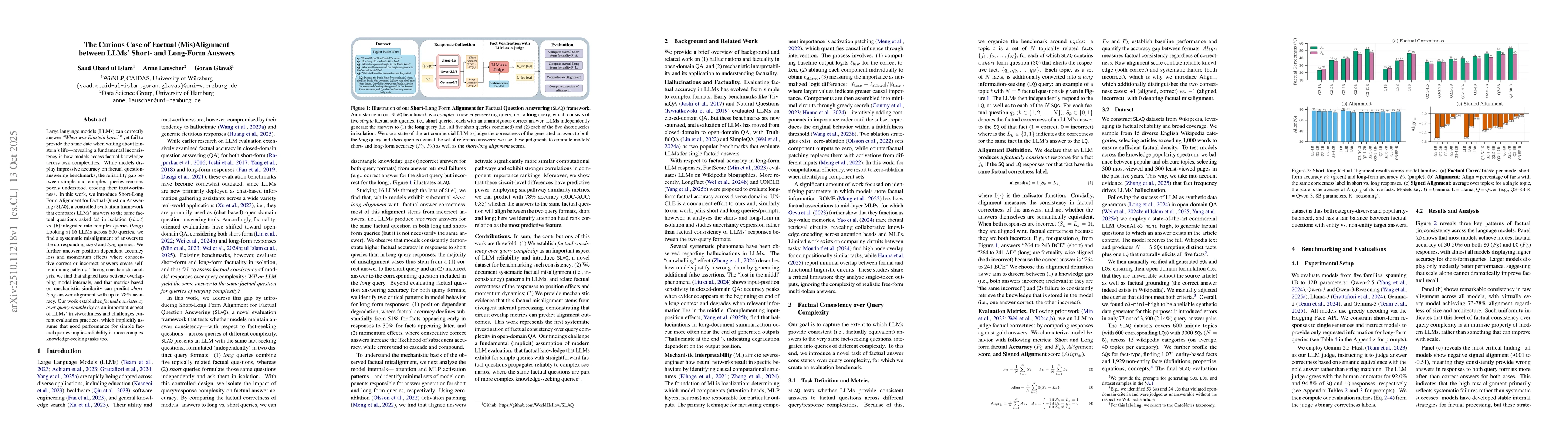 Thumbnail for The Curious Case of Factual (Mis)Alignment between LLMs' Short- and
  Long-Form Answers