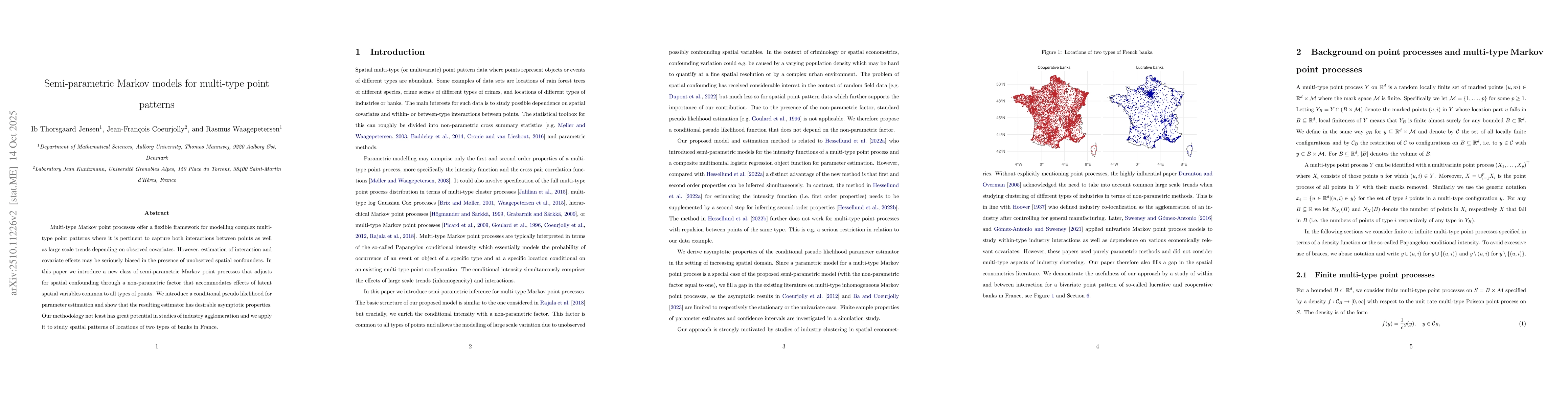 Thumbnail for Semi-parametric Markov models for multi-type point patterns