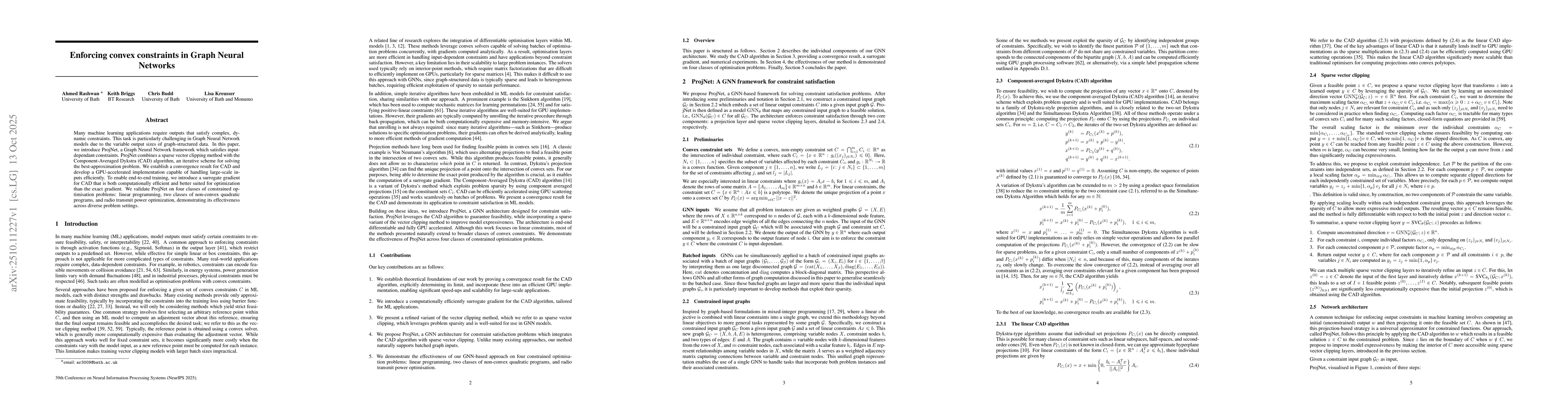 Thumbnail for Enforcing convex constraints in Graph Neural Networks