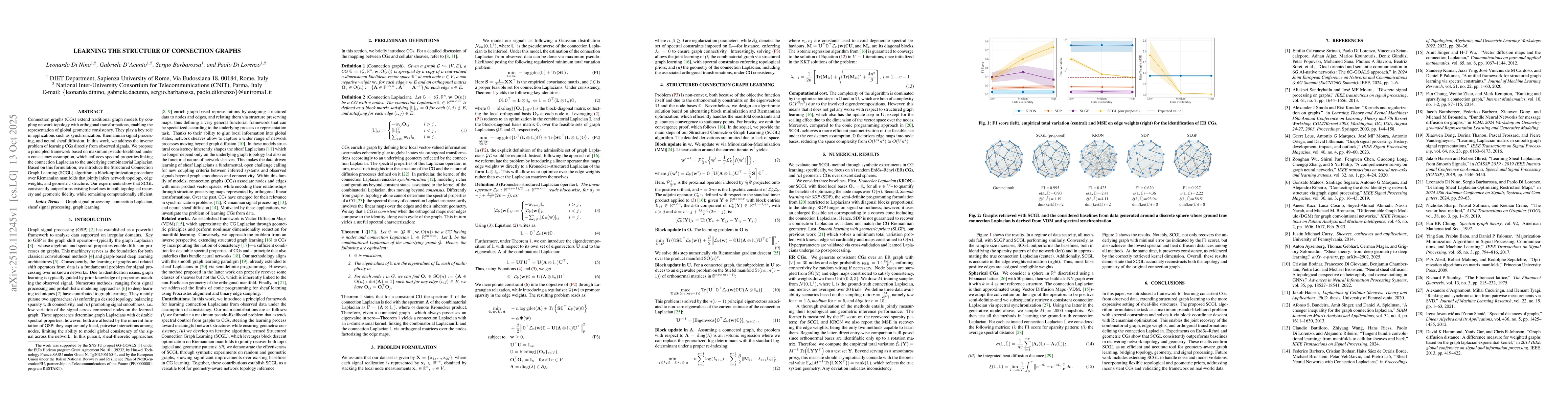 Thumbnail for Learning the Structure of Connection Graphs