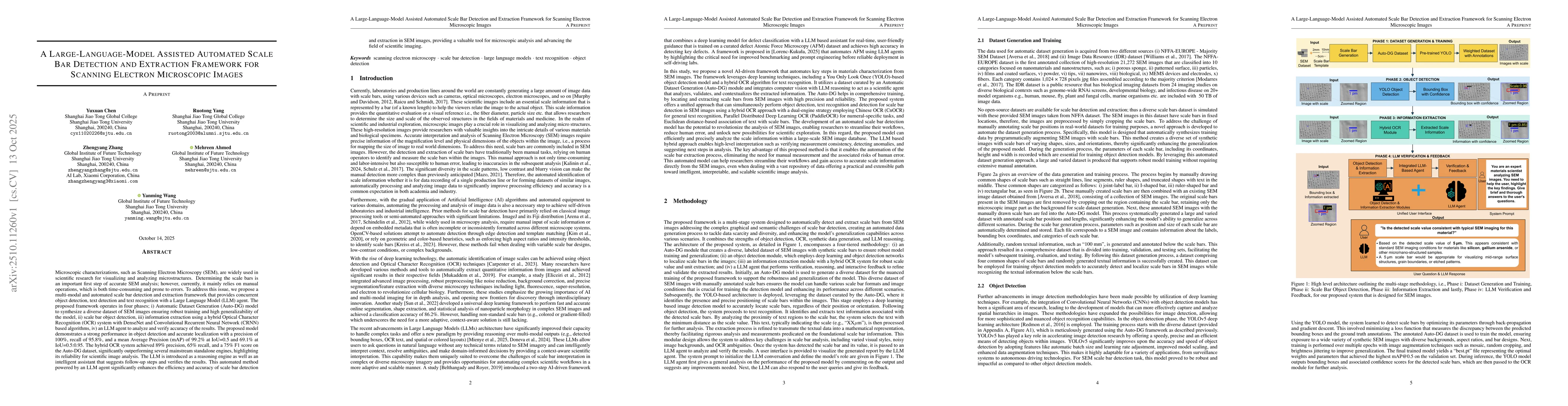 Thumbnail for A Large-Language-Model Assisted Automated Scale Bar Detection and
  Extraction Framework for Scanning Electron Microscopic Images