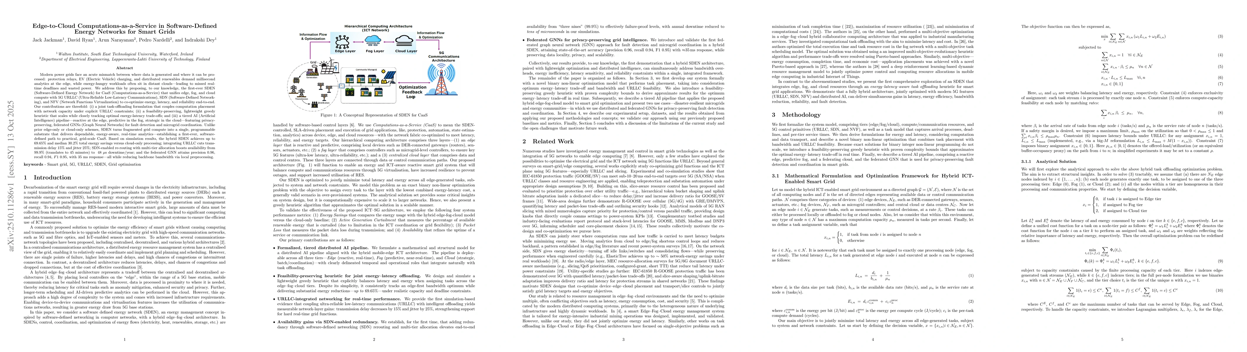 Thumbnail for Edge-to-Cloud Computations-as-a-Service in Software-Defined Energy
  Networks for Smart Grids