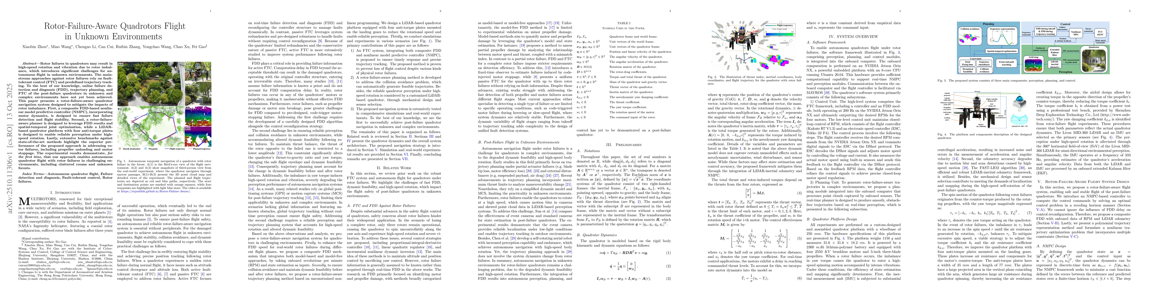 Thumbnail for Rotor-Failure-Aware Quadrotors Flight in Unknown Environments