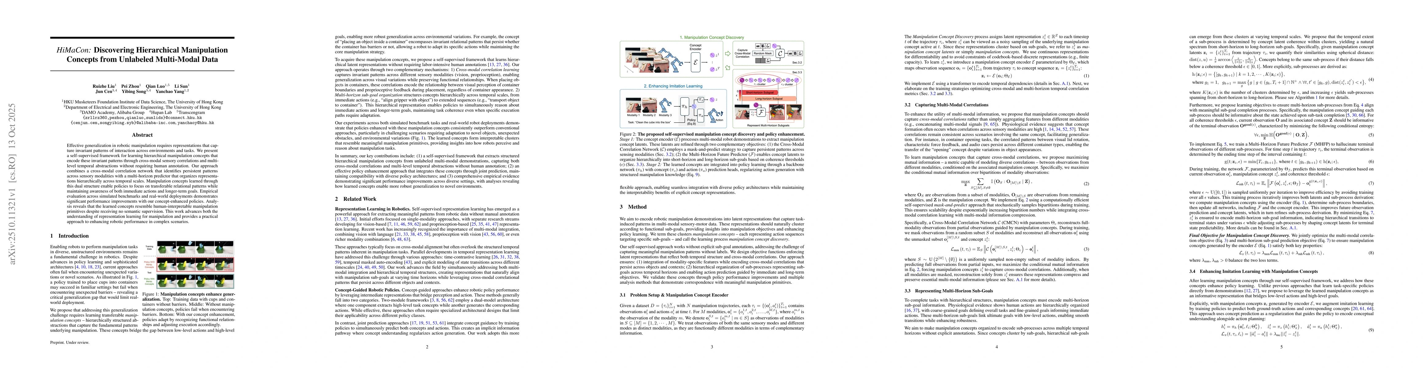 Thumbnail for HiMaCon: Discovering Hierarchical Manipulation Concepts from Unlabeled
  Multi-Modal Data