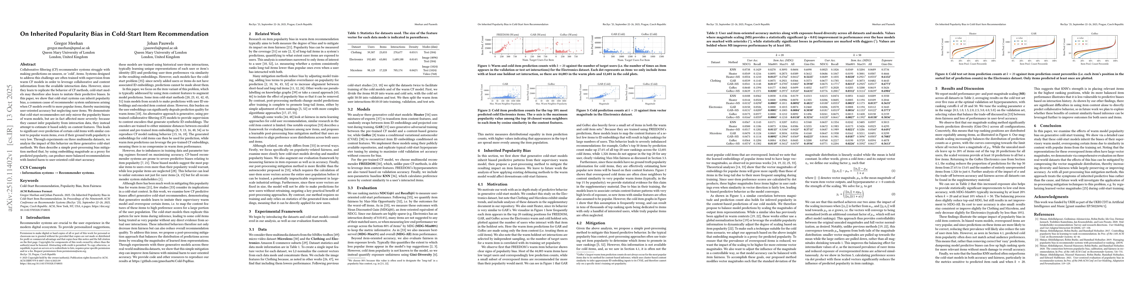 Thumbnail for On Inherited Popularity Bias in Cold-Start Item Recommendation