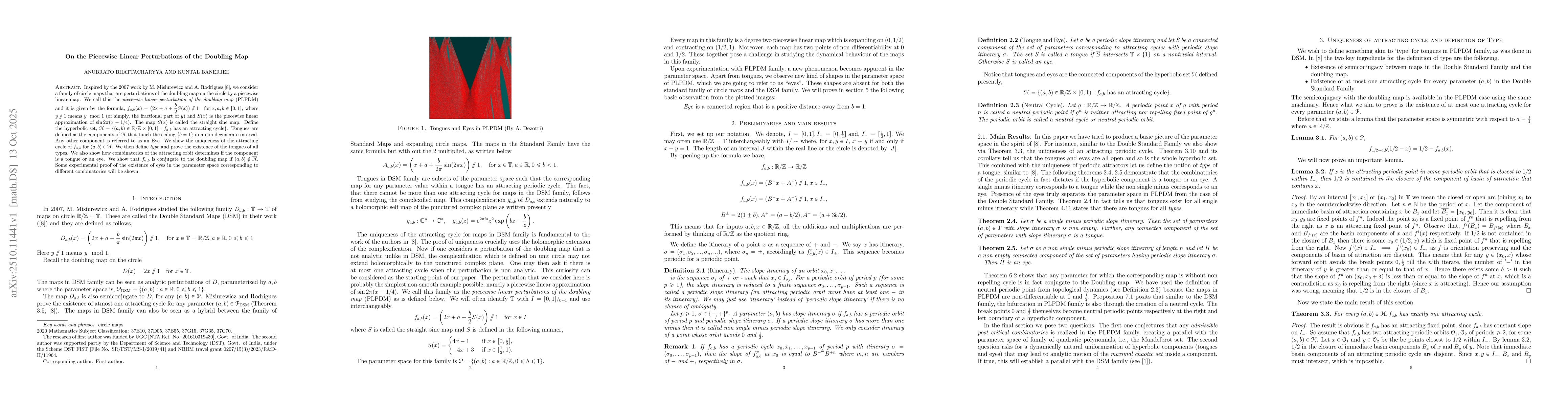 Thumbnail for On the Piecewise Linear Perturbations of the Doubling Map