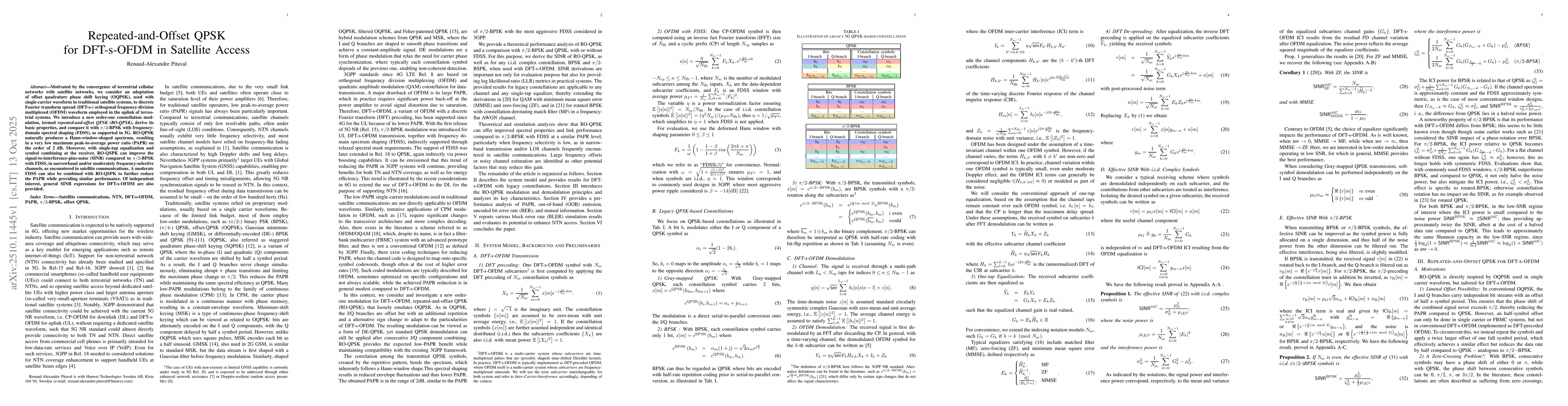Thumbnail for Repeated-and-Offset QPSK for DFT-s-OFDM in Satellite Access
