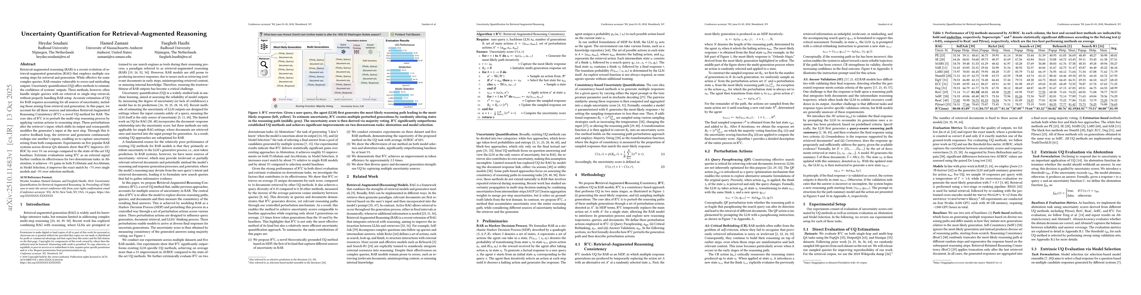 Thumbnail for Uncertainty Quantification for Retrieval-Augmented Reasoning