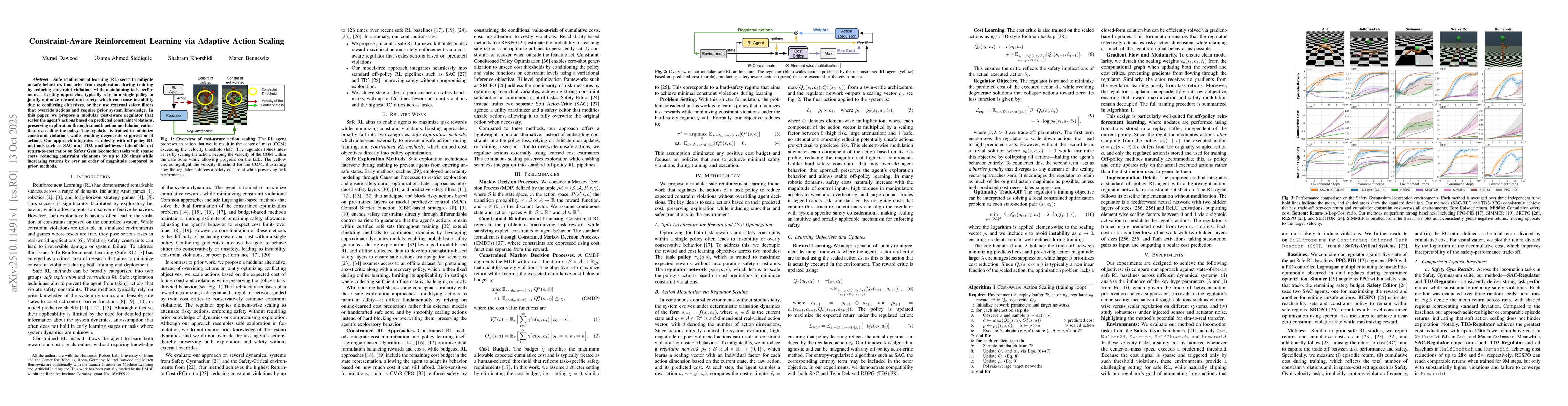 Thumbnail for Constraint-Aware Reinforcement Learning via Adaptive Action Scaling