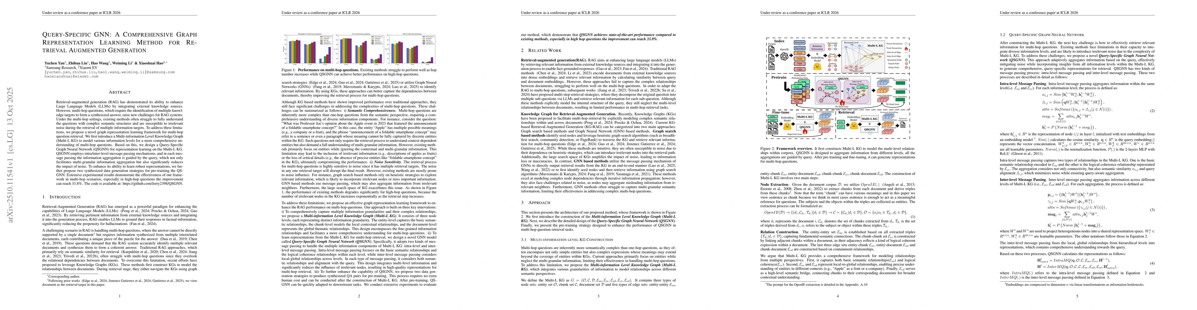 Thumbnail for Query-Specific GNN: A Comprehensive Graph Representation Learning Method
  for Retrieval Augmented Generation