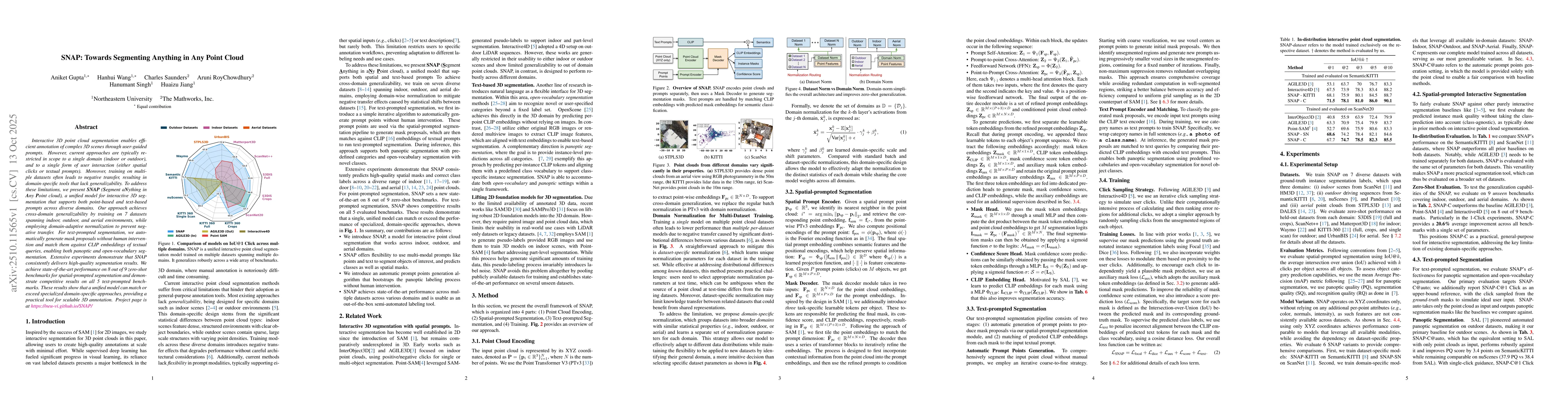Thumbnail for SNAP: Towards Segmenting Anything in Any Point Cloud
