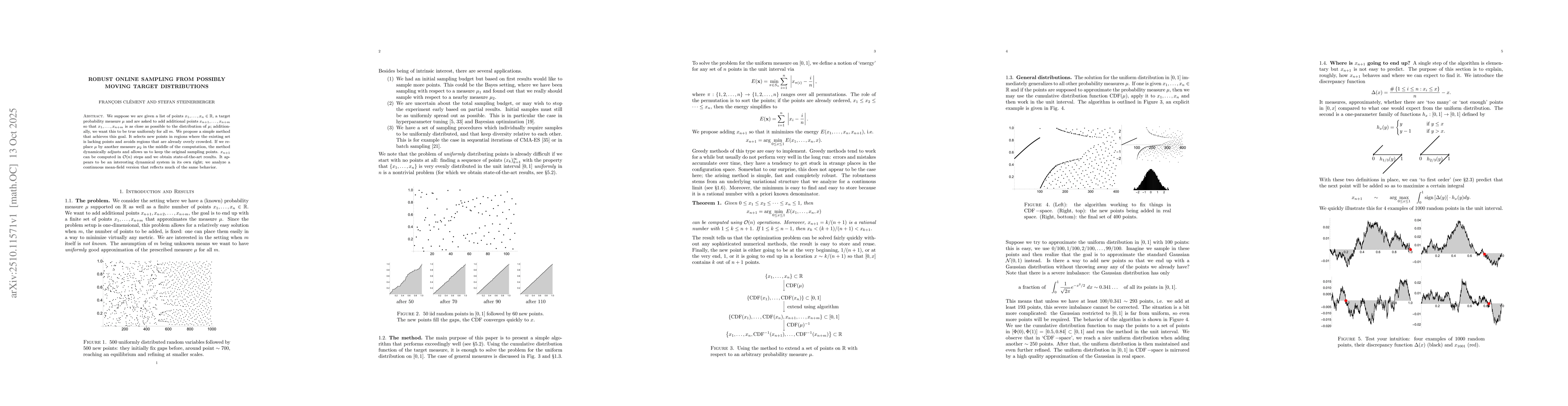 Thumbnail for Robust Online Sampling from Possibly Moving Target Distributions
