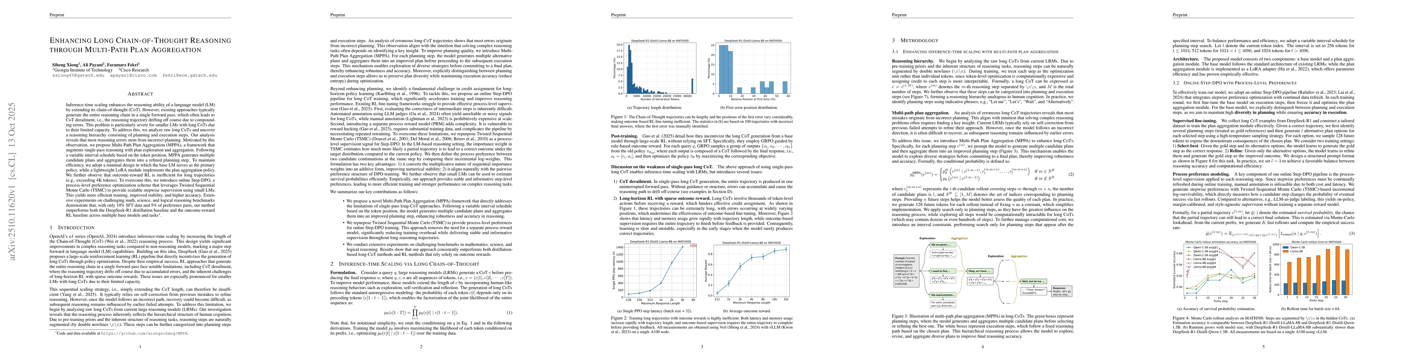 Thumbnail for Enhancing Long Chain-of-Thought Reasoning through Multi-Path Plan
  Aggregation