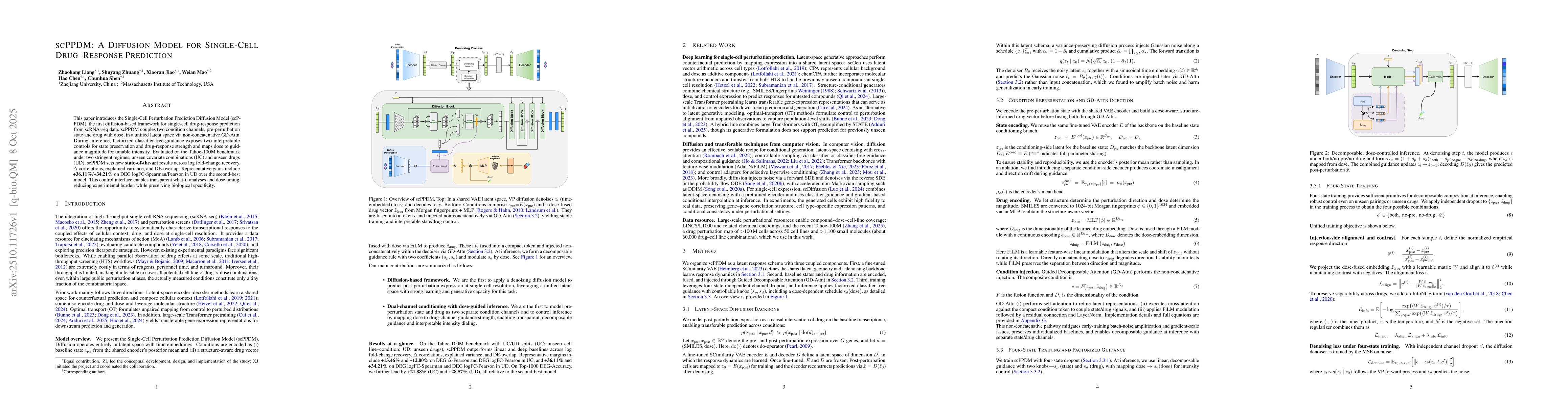 Thumbnail for scPPDM: A Diffusion Model for Single-Cell Drug-Response Prediction