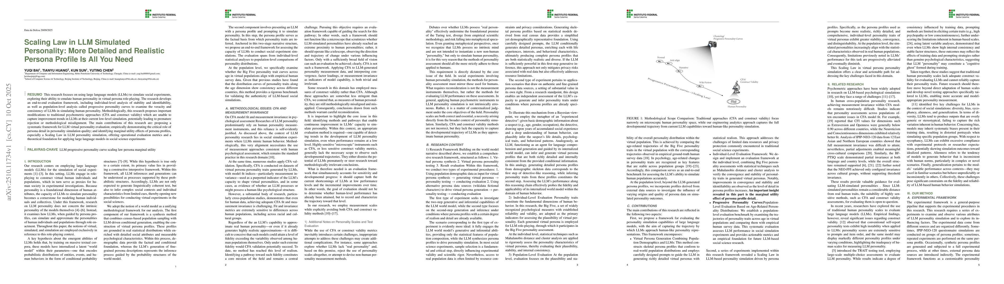 Thumbnail for Scaling Law in LLM Simulated Personality: More Detailed and Realistic
  Persona Profile Is All You Need
