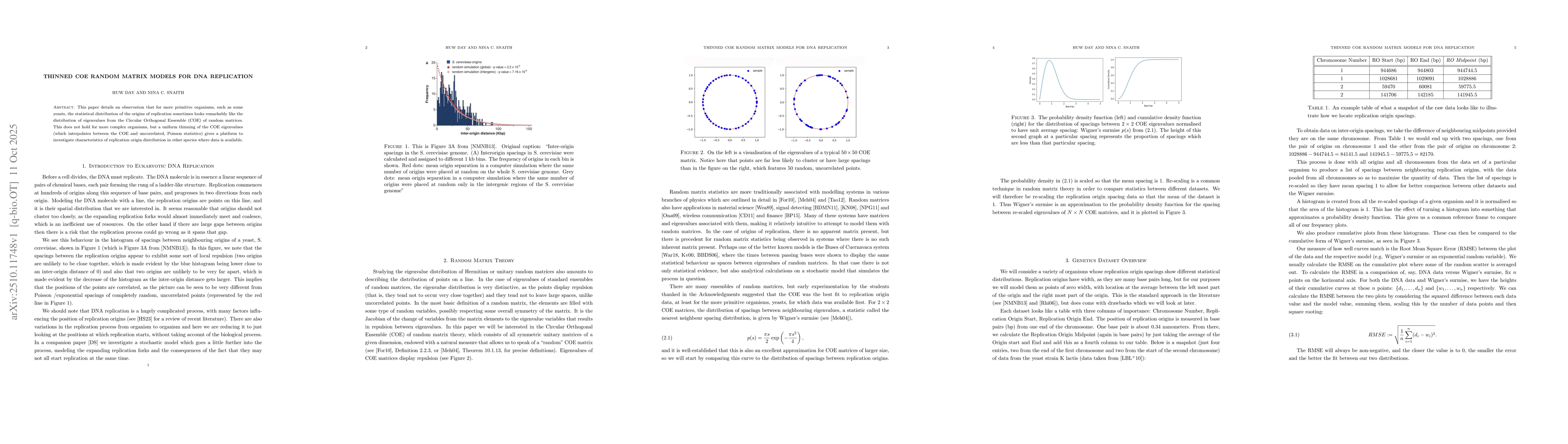 Thumbnail for Thinned COE random matrix models for DNA replication