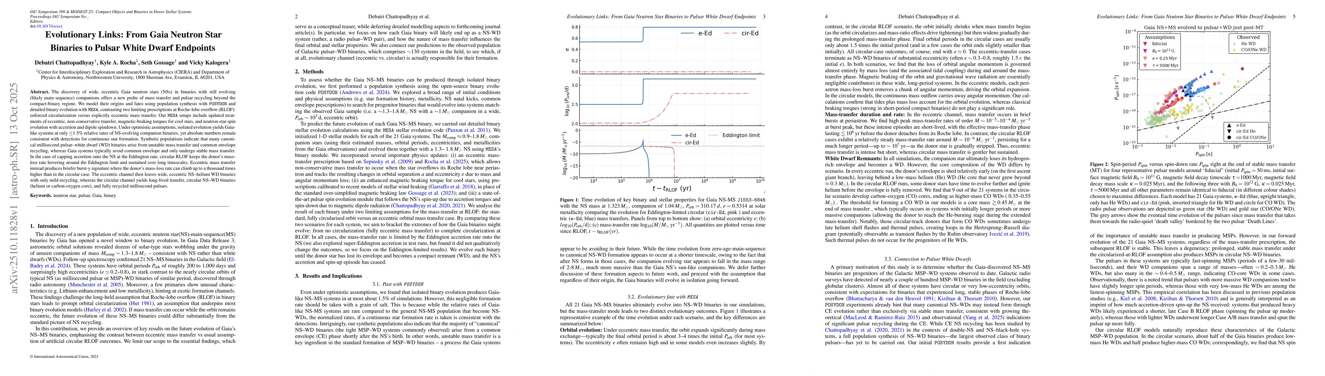 Thumbnail for Evolutionary Links: From Gaia Neutron Star Binaries to Pulsar White
  Dwarf Endpoints