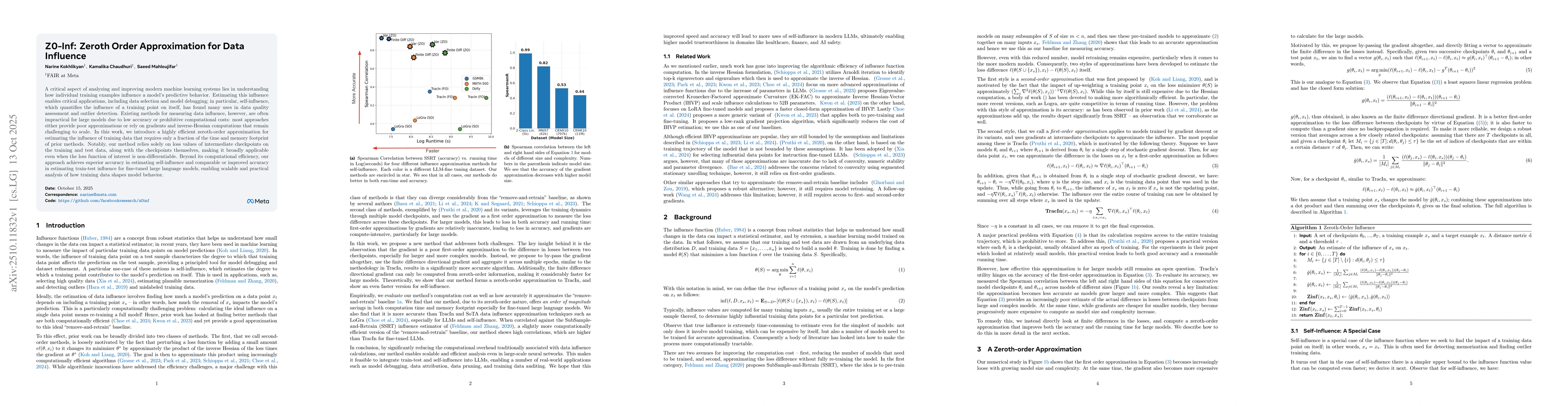 Thumbnail for Z0-Inf: Zeroth Order Approximation for Data Influence