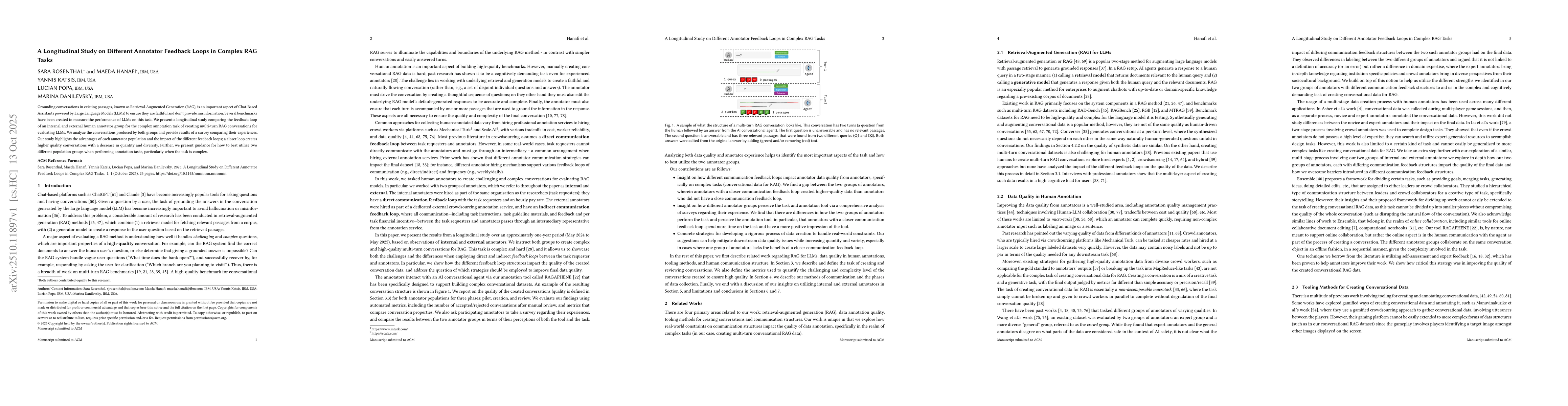 Thumbnail for A Longitudinal Study on Different Annotator Feedback Loops in Complex
  RAG Tasks