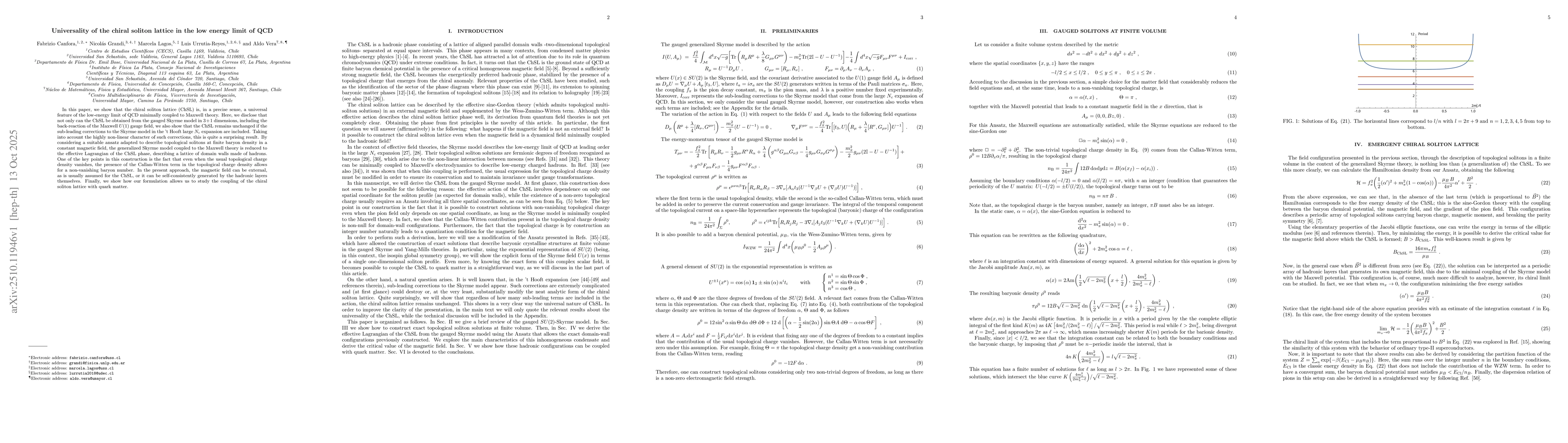 Thumbnail for Universality of the chiral soliton lattice in the low energy limit of
  QCD