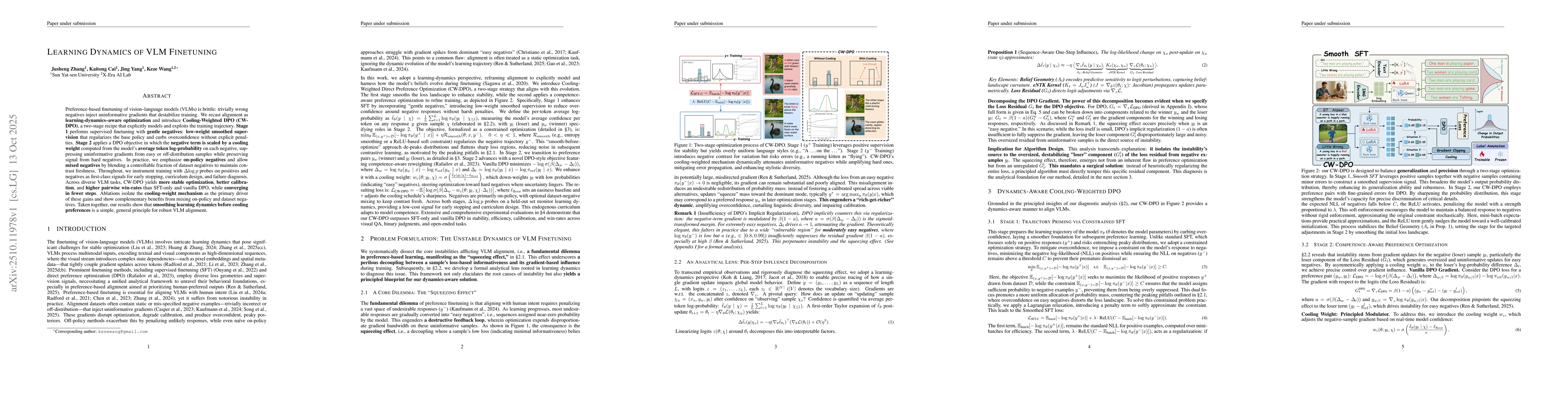 Thumbnail for Learning Dynamics of VLM Finetuning