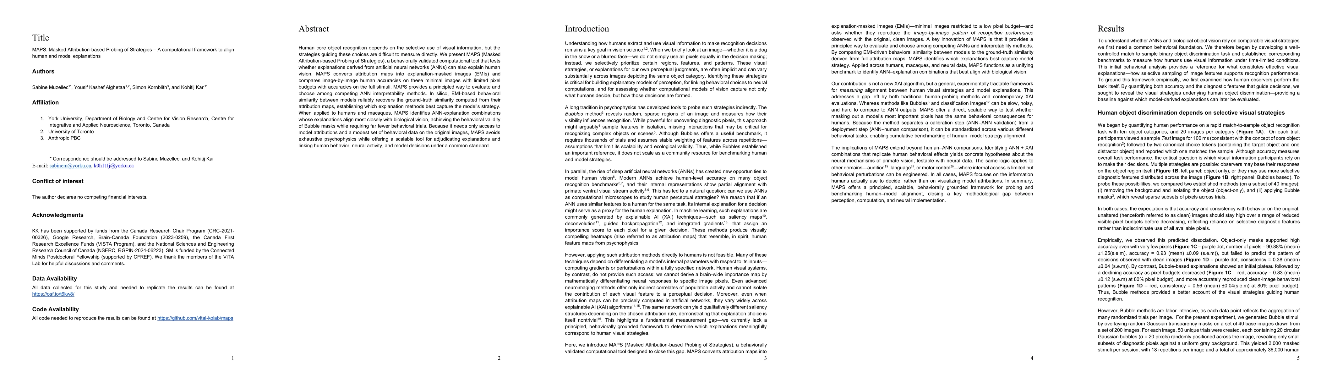 Thumbnail for MAPS: Masked Attribution-based Probing of Strategies- A computational
  framework to align human and model explanations
