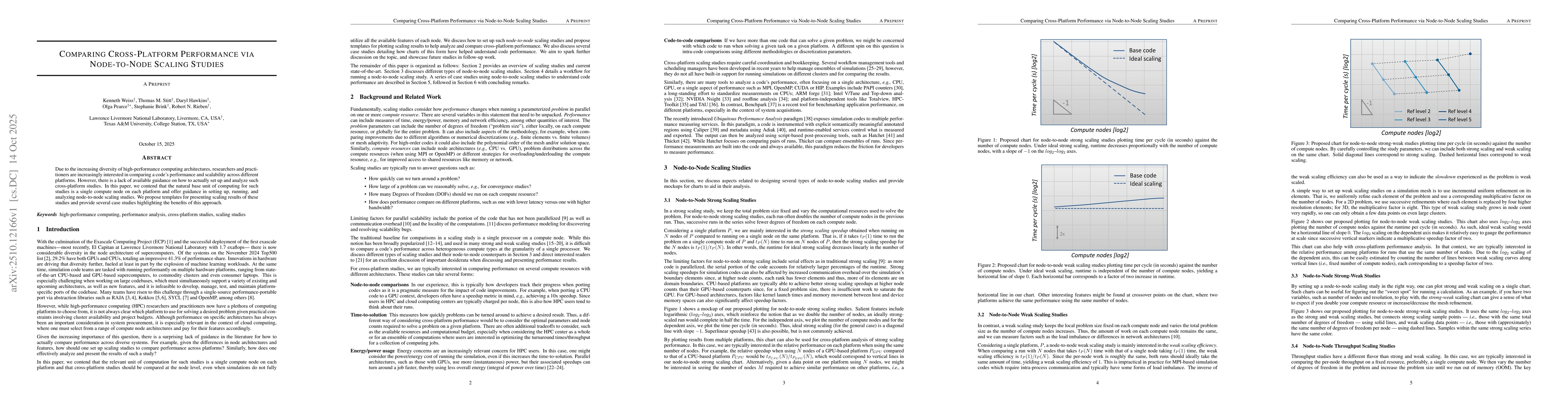 Thumbnail for Comparing Cross-Platform Performance via Node-to-Node Scaling Studies
