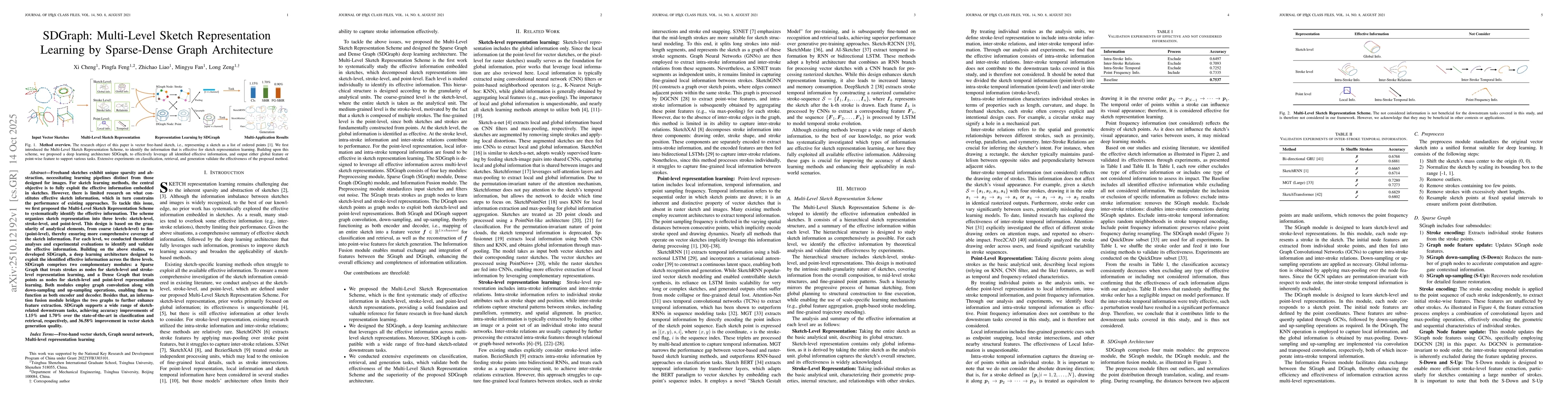 Thumbnail for SDGraph: Multi-Level Sketch Representation Learning by Sparse-Dense
  Graph Architecture