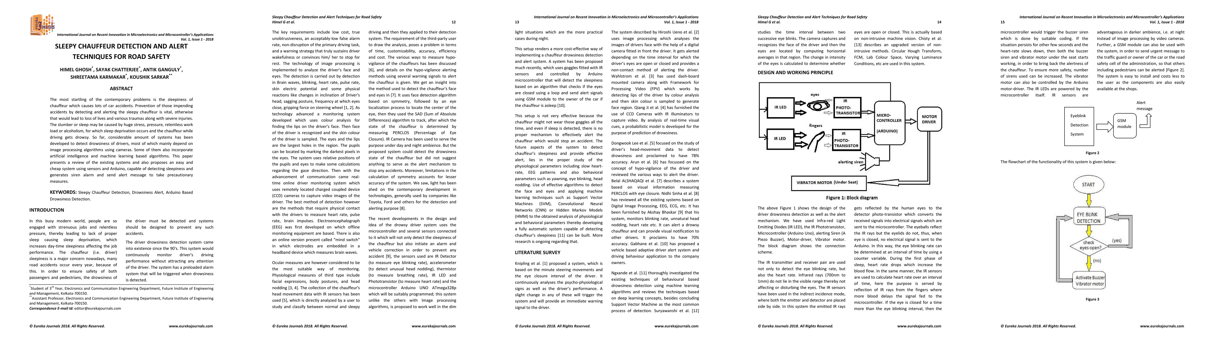 Thumbnail for Sleepy Chauffeur Detection and Alert Techniques for Road Safety