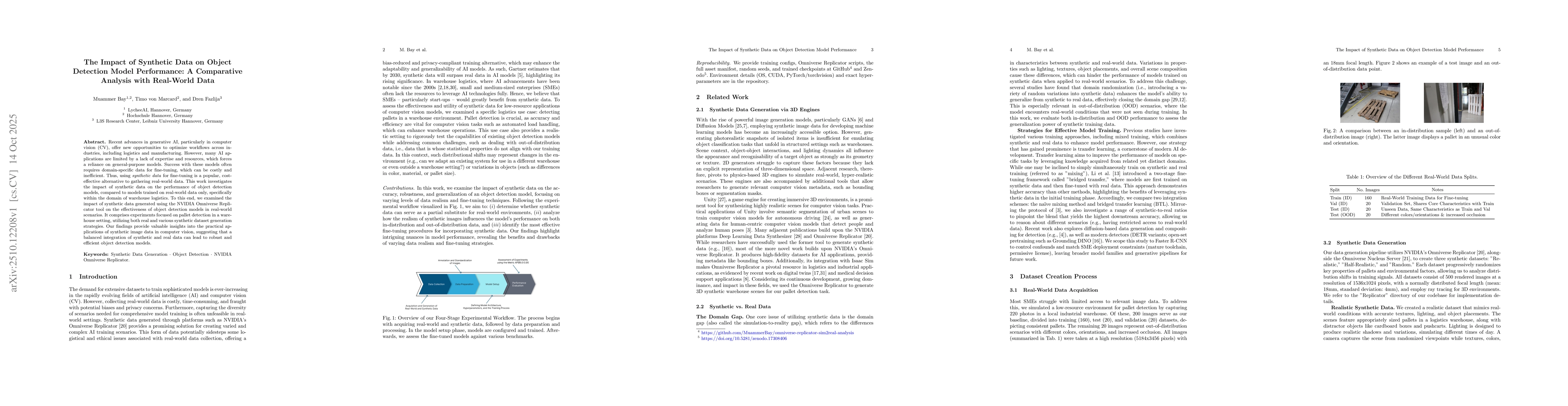 Thumbnail for The Impact of Synthetic Data on Object Detection Model Performance: A
  Comparative Analysis with Real-World Data