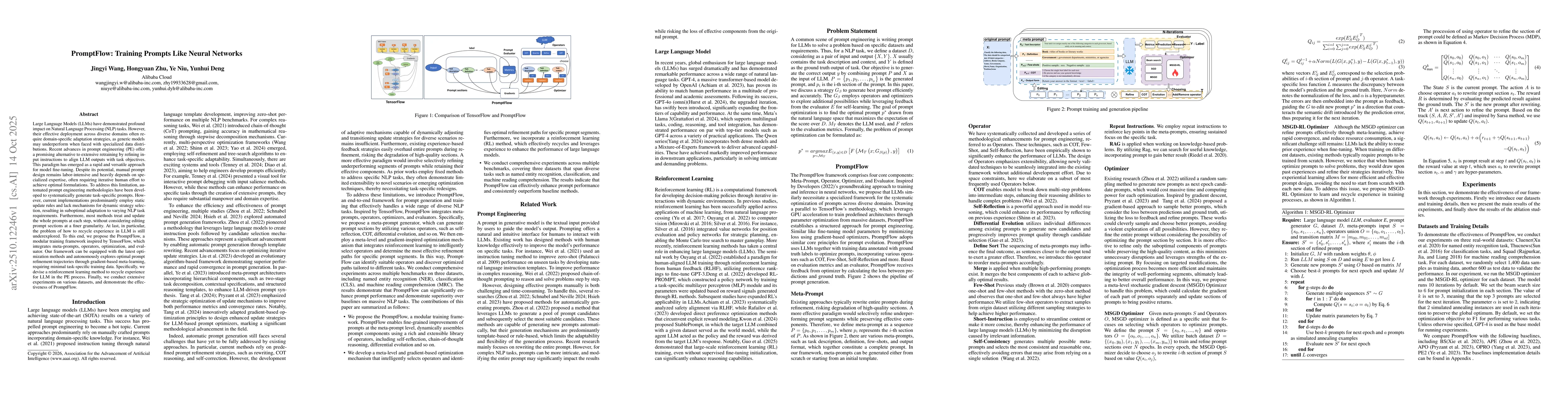 Thumbnail for PromptFlow: Training Prompts Like Neural Networks