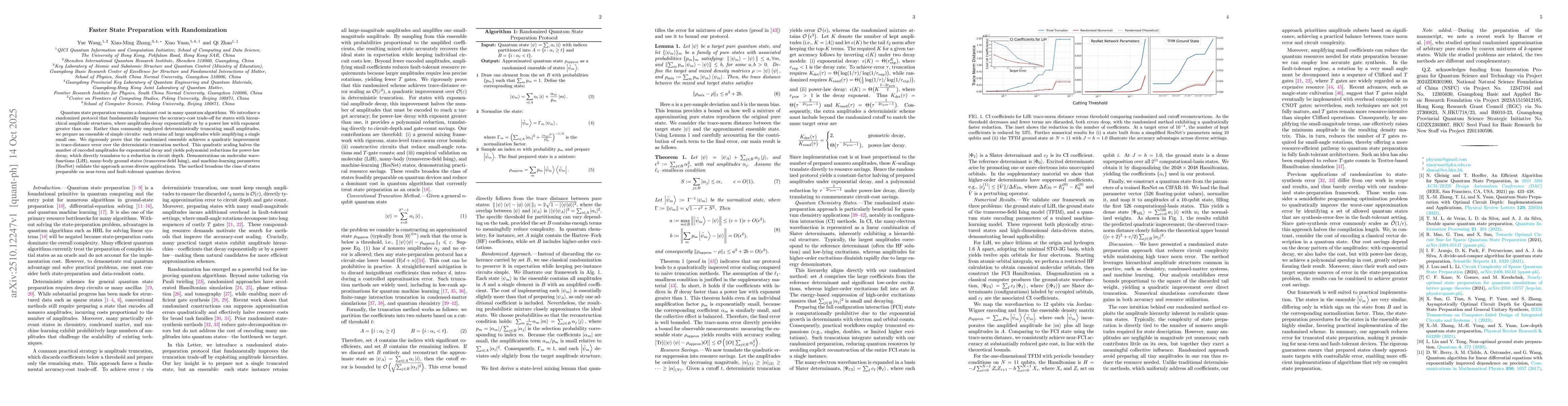 Thumbnail for Faster State Preparation with Randomization