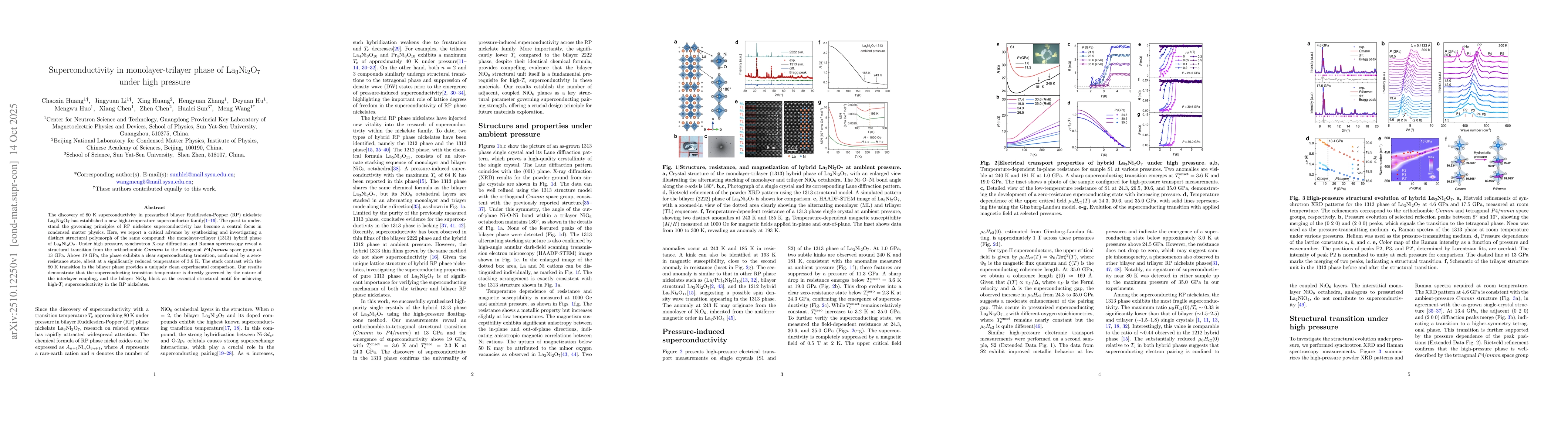 Thumbnail for Superconductivity in monolayer-trilayer phase of La$_3$Ni$_2$O$_7$ under
  high pressure